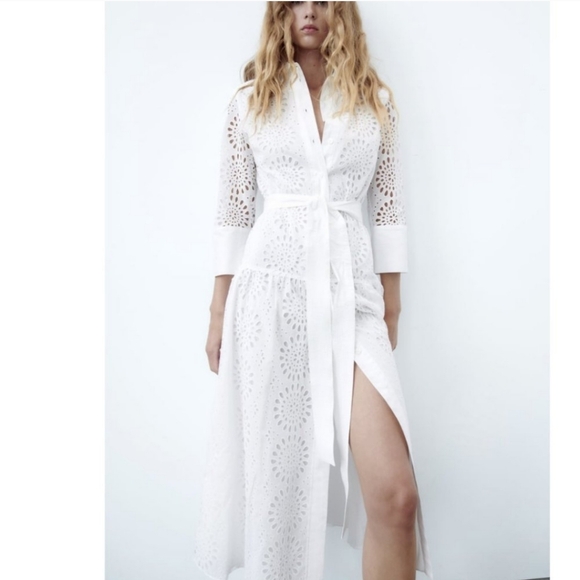 Zara | Dresses | Zara Embroidered Eyelet Dress | Poshmark Zara | Dresses | Zara Embroidered Eyelet Dress | Poshmark